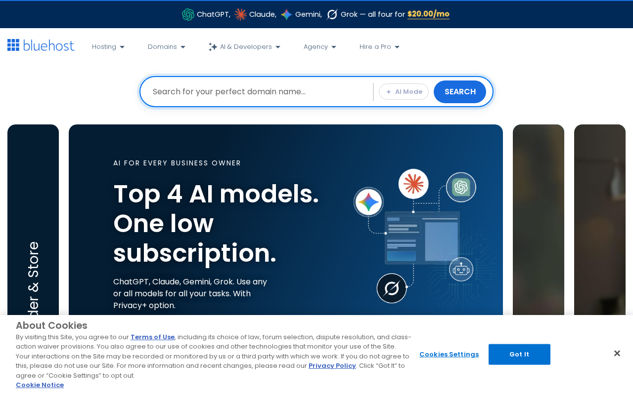 Web Hosting, Domain & AI Website Builder screenshot
