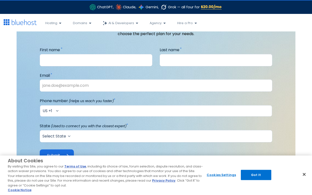 Web Hosting, Domain & AI Website Builder screenshot