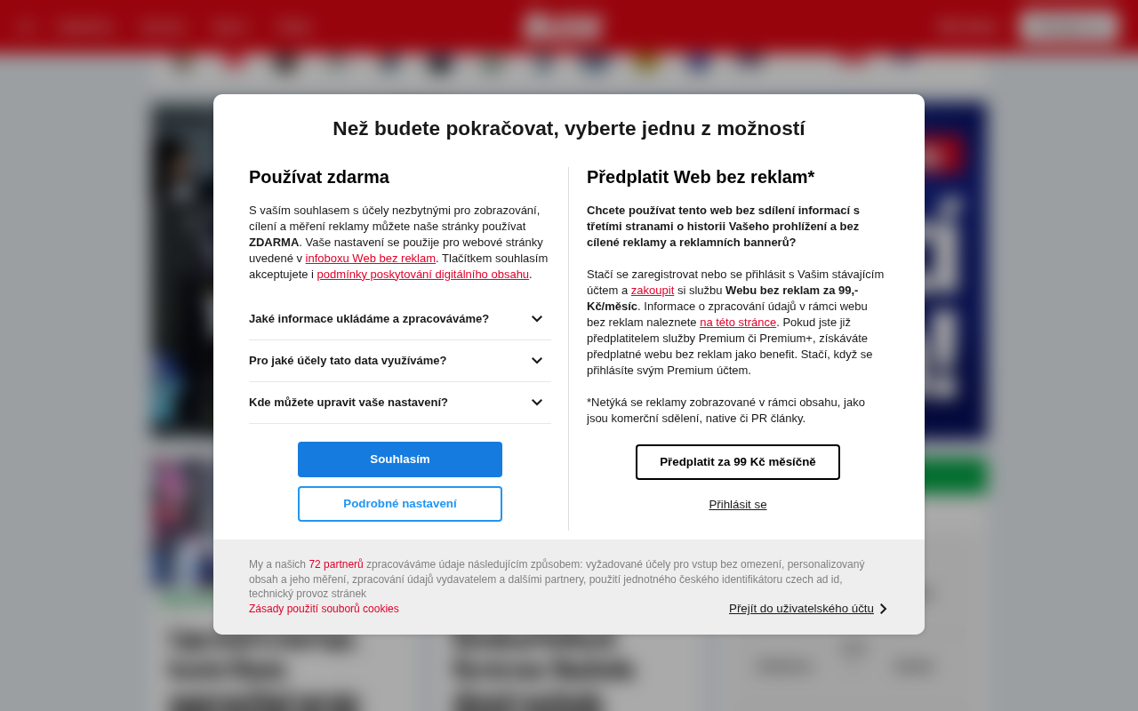 zprávy, celebrity, sport, zábava screenshot