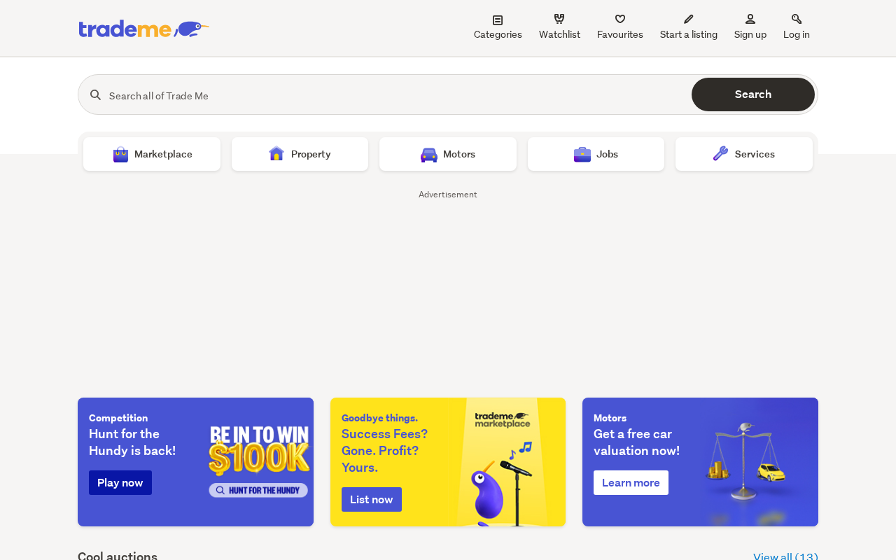 Buy & Sell on NZ's #1 Auction & Classifieds Site screenshot